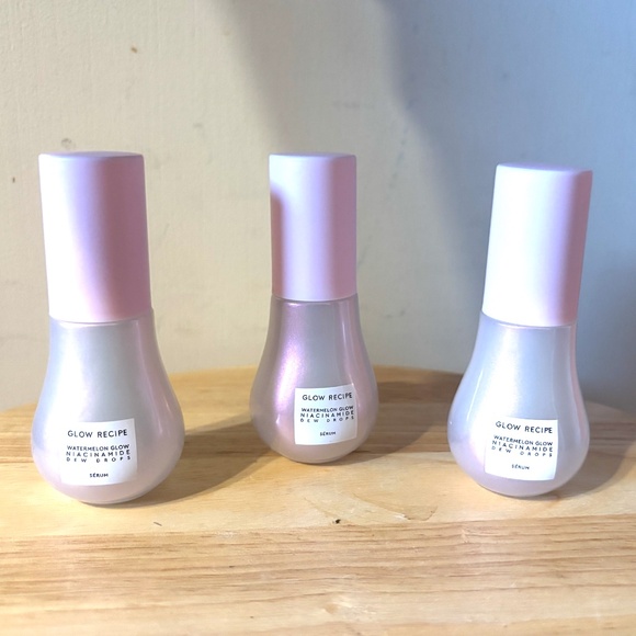 Glow Recipe Watermelon Niacinamide Dew Drops lot of 3 mini travel sizes NEW - Picture 1 of 3